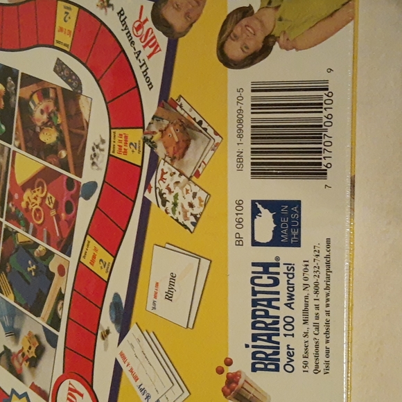 I Spy Rhyme-A-Thon Family Game FACTORY SEALED (2002) - Picture 5 of 11